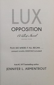 Front cover of Opposition by Jennifer L. Armentrout