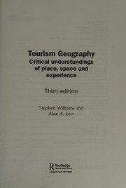 Cover of Tourism Geography by Stephen Williams