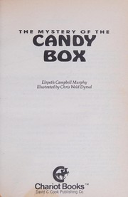 Front cover of The mystery of the candy box by Elspeth Campbell Murphy