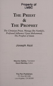 Front cover of The priest & the Prophet by Jūzif Qazzī