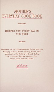 Cover of Mother's everyday cook book by Unknown