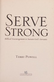 Cover of Serve strong by Terry Powell