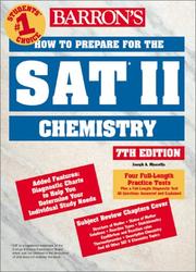 Front cover of Barron's how to prepare for the SAT II by Joseph A. Mascetta