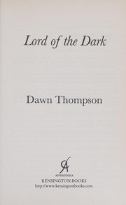 Cover of Lord of the dark by Dawn Thompson