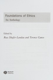 Cover of Foundations of ethics by Russ Shafer-Landau