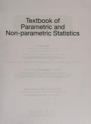 Front cover of Textbook of Parametric and Nonparametric Statistics by Vimala Veeraraghavan