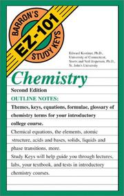 Cover of Chemistry by Edward Kostiner