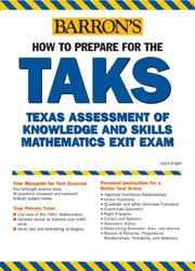 Front cover of How to Prepare for the TAKS: Math Exit Exam by Loyce Engler