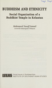 Front cover of Buddhism and ethnicity by Mohamed Yusoff Ismail.