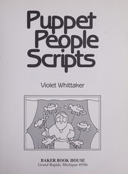 Cover of Puppet people scripts by Violet Whittaker