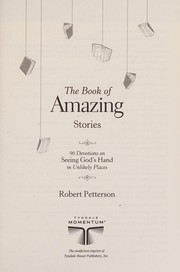 Front cover of Book of Amazing Stories by Robert Petterson