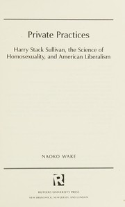 Cover of Private practices by Naoko Wake