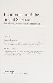 Front cover of Economics and the social sciences by Stavros Ioannides