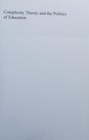 Front cover of Complexity theory and the politics of education by Deborah Osberg