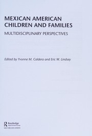 Front cover of Mexican American children and families by Yvonne M. Caldera