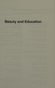 Cover of Beauty and education by Joe Winston