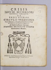 Cover of Crisis by Unknown