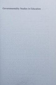 Front cover of Governmentality Studies in Education by Michael A. Peters