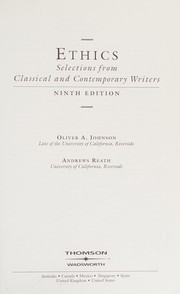 Cover of Ethics by Oliver A. Johnson