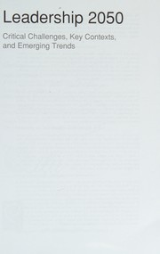 Front cover of Leadership 2050 by Matthew Sowcik