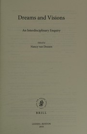 Cover of Dreams and visions by Nancy Van Deusen