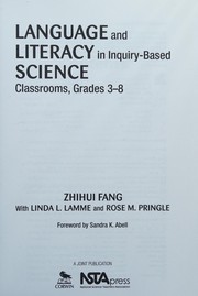 Cover of Language and literacy in inquiry-based science classrooms, grades 3-8 by Zhihui Fang