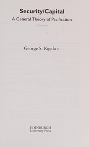 Cover of Security/Capital by George S. Rigakos
