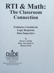 Cover of RTI & math by Karen A. Kemp
