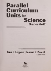 Front cover of Parallel curriculum units for science, grades 6-12 by Jann H. Leppien