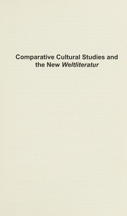 Front cover of Comparative Cultural Studies and the New Weltliteratur by Elke Sturm-Trigonakis