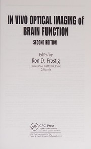 Front cover of In Vivo Optical Imaging of Brain Function by Ron Frostig