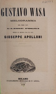 Cover of Gustavo Wasa by Ulisse Poggi