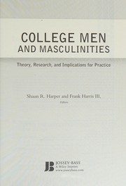 Front cover of College men and masculinities by Shaun R. Harper