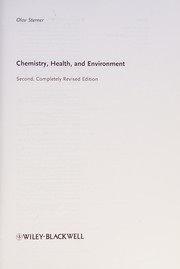 Front cover of Chemistry, Health and Environment by Olov Sterner