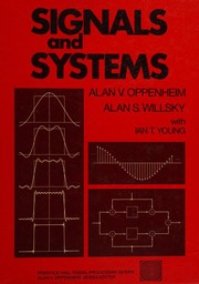 Cover of Signals and Systems by Alan V. Oppenheim