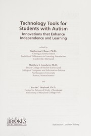 Front cover of Technology Tools for Students with Autism by Katharina I. Boser