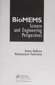 Cover of BioMEMS by Simona Badilescu
