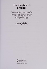 Cover of Confident Teacher by Alex Quigley
