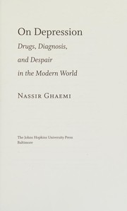 Cover of On Depression by S. Nassir Ghaemi