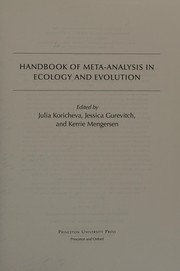 Front cover of Handbook of Meta-Analysis in Ecology and Evolution by Julia Koricheva