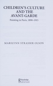 Front cover of Children's culture and the avant-garde by Marilynn Strasser Olson