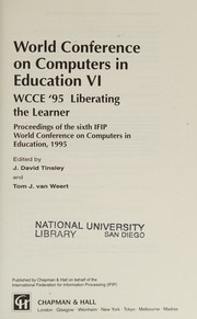 Front cover of World Conference on Computers in Education VI by IFIP World Conference on Computers in Education (6th 1995 Birmingham, England)