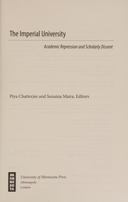 Cover of Imperial University by Piya Chatterjee