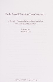 Cover of Faith-Based Education That Constructs by HeeKap Lee