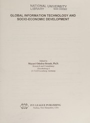 Front cover of Global Information Technology and Socio-Economic Development by Mayuri Odedra-Straub