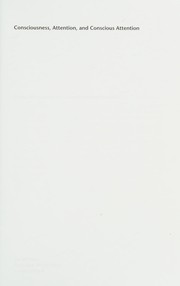 Front cover of Consciousness, Attention, and Conscious Attention by Carlos Montemayor