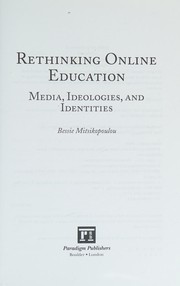 Front cover of Rethinking online education by Bessie Mitsikopoulou