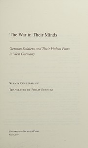 Cover of War in Their Minds by Svenja Goltermann