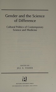 Cover of Gender and the science of difference by Jill A. Fisher