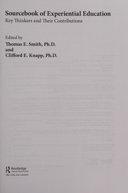 Cover of Sourcebook of experiential education by Smith, Thomas E.